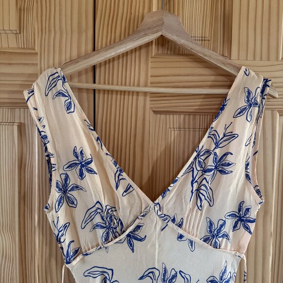 VRG GRL Sunlit Isle Bias Cut Maxi Dress Iris, 8 - Picture 3 of 7